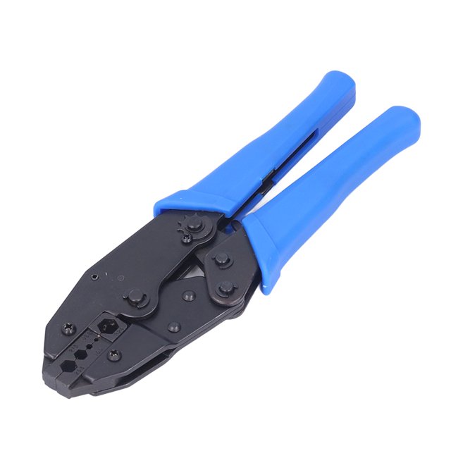 Terminal Crimper Ratchet Cold Compression Crimping Pliers Accurate Hex For Coaxial Cable ANGGREK Herramientas