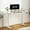White, variant on FLEXISPOT 48" x 30" Electric Height Adjustable Standing Desk One-Piece White Desktop with Two Hooks, 176 lbs Capacity