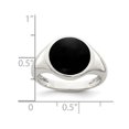 thumbnail image 3 of Bague Incrustée d'Onyx Noir de 1,80 Carat (ctw) en Argent Sterling, 3 of 4