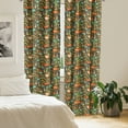 thumbnail image 2 of Ambesonne Fox Curtains, Autumn Season Flora Fauna, Pair of 28"x63", Multicolor, 2 of 5