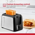 thumbnail image 3 of Holstein Housewares 2-Slice Toaster Black with 7 Browning Control Settings, Defrost and Reheat Function, 3 of 10