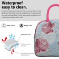 thumbnail image 3 of Womens Pioneer Flower Floral Print Pattern Lunch Box for Work,Insulated Lunch Bag for Women,Loncheras Para Mujer,Leakproof Adult Lunch Bag for Work,Beach,Travel,Picnic,Camping, 3 of 7
