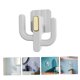 thumbnail image 5 of unbranded 4Ud Door Mounted Shoe Rack White Easy Install ABS Pet Hanging Slipper Organizer, 5 of 8