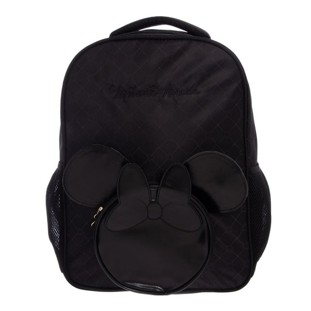 Mochila Primaria Infantil Disney Minnie (Negra) 20L