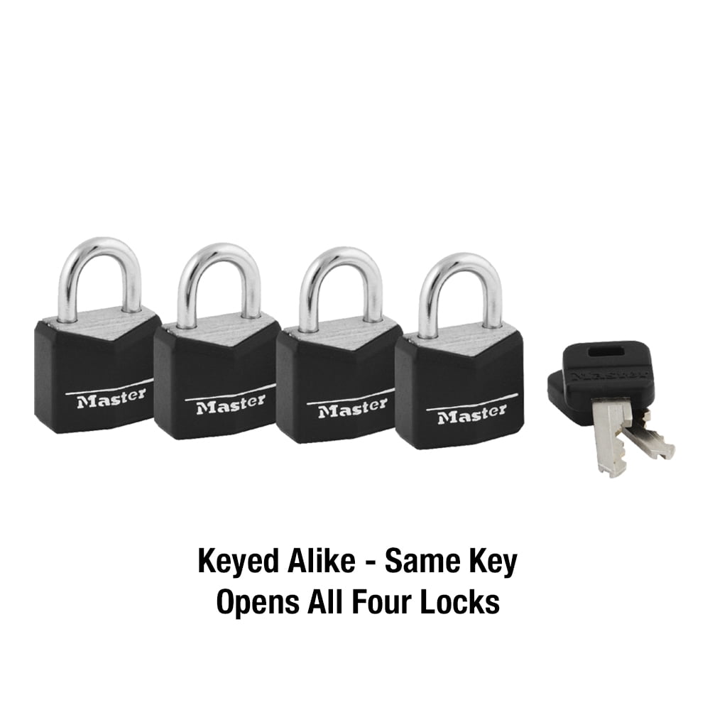 Master Lock 10 Keyed Pad Locks Keyed Alike L-23 Two Keys Per Lock NEW!!! 2