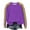 Purple, variant on HVOBTTY Womens Long Sleeve Pullover T Shirt, Fall Tops for Women, Women's Casual Striped Print Crew Neck Drop Shoulder Pullover Top Purple, S