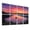 Color 2, variant on 8 Pack Art Acoustic Panels Sound Absorbing Miami Beach South Beach sunset palm trees Florida Decorative Soundproof Wall Panels Self Adhesive for Nursery Game Room Bedroom 48"x32"
