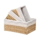 thumbnail image 1 of Monstrate Cestas de almacenamiento tejidas especiales para almacenamiento atractivo y decorativo pequeña cesta de almacenamiento Almacenamiento y organización del hogar Beige, 1 of 6