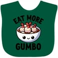 thumbnail image 3 of Inktastic Eat More Gumbo Funny Cajun Food Lover Boys or Girls Baby Bib, 3 of 4