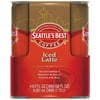 Seattles Best Iced Latte Coffee Bottled Drink, 9.5 fl oz, 4 Bottles