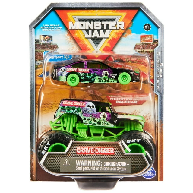 Toy Monster Jam a escala 1:64, 2 unidades, serie 5, para niños