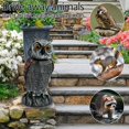 thumbnail image 2 of Owl Scare Bird Control Devices with 360 Swivel Head Waterproof Fake Owl Scarecrow Decoy Lifelike Simulation Owl Bird Deterrent, 2 of 5
