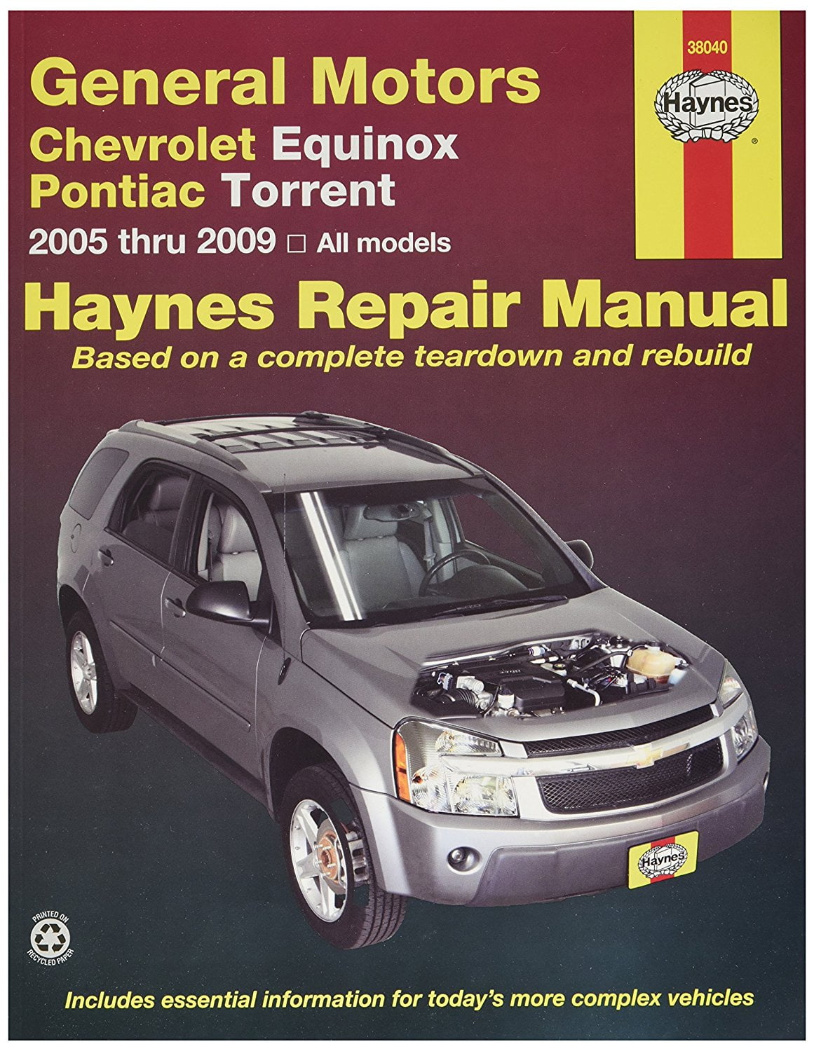 Chevrolet Equinox & Pontiac Torrent, 05-09 (38040) By Haynes Repair Manuals - Walmart.com