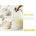thumbnail image 6 of Zehuanyu Inflatable Double Handle Ice Bucket Drink Shop Supplies 19.7x16.5cm Transparent, 6 of 8