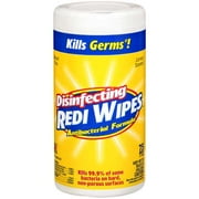 Redi Wipes Lemon Antibacterial Formula Disinfecting Wipes, 75 Count