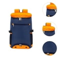 thumbnail image 6 of lacooooppia Backpack - Tennis Bag Equipment Bag Backpack with Shoe Compartment Gym Duffel for Paddle Pickleball Camping - Training Player Blue Orange, 6 of 8