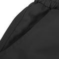 thumbnail image 4 of USNSM Men's Cargo Pants Casual Outdoor Multi Pockets Loose Drawstring Elastic Waist Jogger Straight Leg Pants for Hiking Black XL, 4 of 6