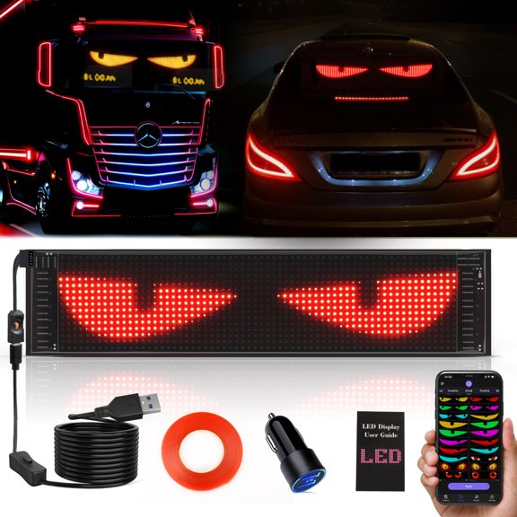 Luz LED para ojos de coche Rayhome Synchronize a todo color