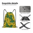 thumbnail image 5 of Drawstring Backpack - Yellow Calla Lily Flowers Splash Proof Small Drawstring Gym Bag for Women Men, Cinch Sports String Bag Backpack for Travel Swimming Beach, 5 of 8