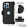thumbnail image 4 of Takfox Case For Apple iPhone 14/iPhone 14 Plus/,Belt Clip Holster Protective Heavy Duty Shockproof [Full-Body Protection] Kickstand Rugged Cover,Black, 4 of 7