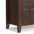 thumbnail image 5 of Simpli Home Artisan 53 inch Wide Solid Wood Tall TV Stand in Russet Brown For TVs up to 60 inches, 5 of 12