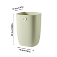 thumbnail image 3 of HOMBOTI Trash Can Clearance Plastic Touch Free Garbage Can Large Capacity Trash Can for Bedroom/Bathroom/Office, 3 of 6