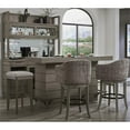 thumbnail image 4 of Home Square 30.5" Modern Wood Backless Barstool in Gray - Set of 2, 4 of 6