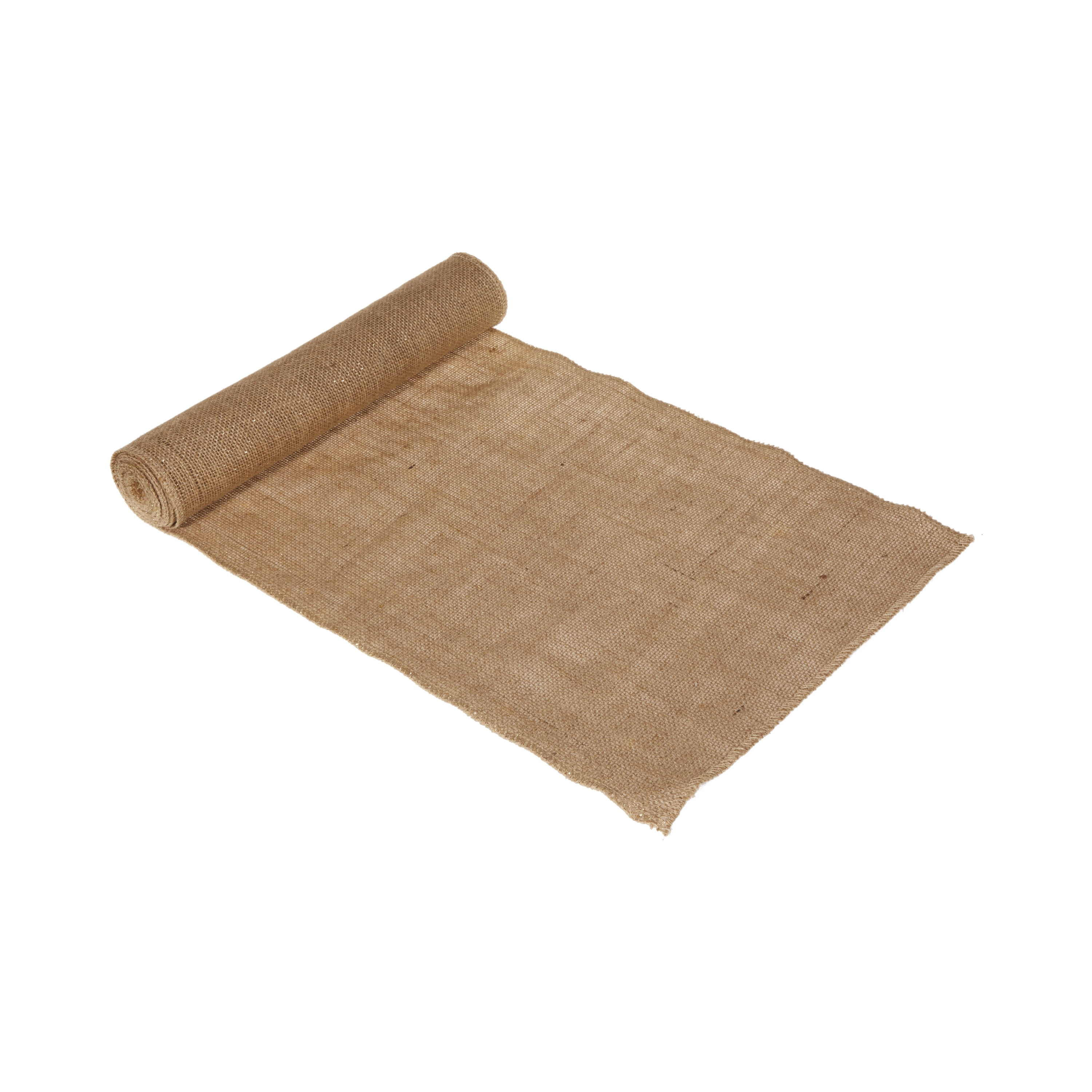 Love, Laugh, Craft Jute Burlap Table Runner Roll, Ribbon, 12"W x 3-Yards, Gold