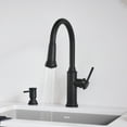 thumbnail image 5 of Empressa High Arc Pull-Down Dual-Spray Kitchen Faucet - Matte Black, 5 of 5