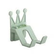 thumbnail image 6 of Wall Mount Rack, Headphone and Controller Holder, No Drill Game Room Organizer with Bubble Level for Desk Wall(Green), 6 of 6
