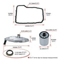 thumbnail image 3 of Transmission Filter Kit For Dodge Ram 1500,2500,3500,45RFE,5-45RFE,65RFE,66RFE, 3 of 5