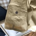 thumbnail image 5 of FYDUU Boys School Uniform Shorts Elastic Waist Pull On Cargo Shorts Kids Lightweight Casual Shorts Summer Comfortable Everyday Wear Versatile Slacks 9-10 Years, 5 of 5