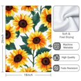 thumbnail image 3 of 2 Pcs Funny Kitchen Towels,Sunflower Pattern Microfiber Dish Towels,Kitchen Tea Towels,Kitchen Towel Set (18" X 26"), 3 of 3