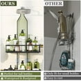 thumbnail image 6 of VANCORE Shower Caddy Over Shower Head - Rustproof Stainless Steel Shower Organizer Adjustable Height with Hooks & Soap Holders, 6 of 7