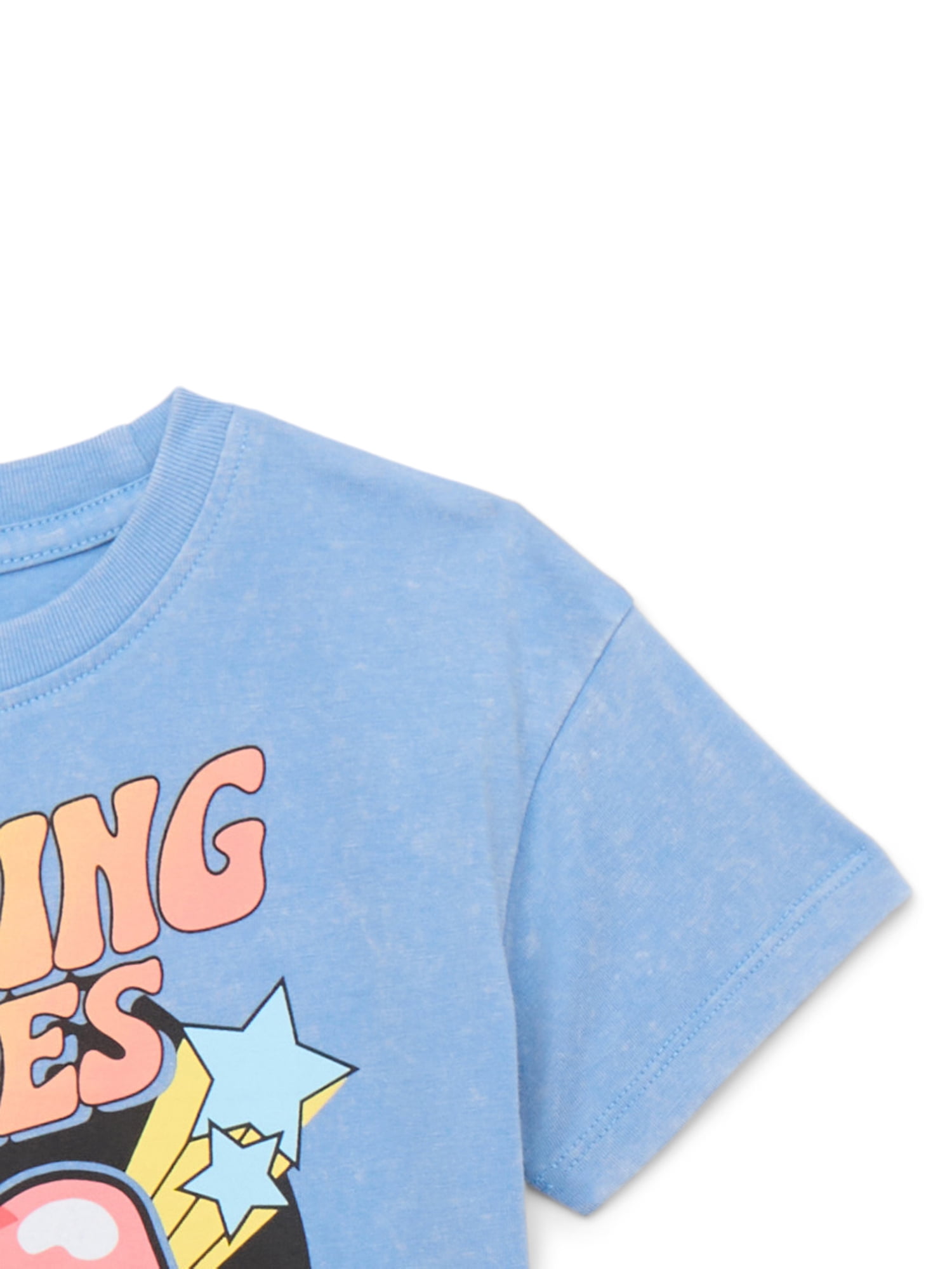 The Rolling Stones Toddler Graphic Crewneck Tee with Short Sleeves, Sizes 12M-5T