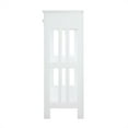 thumbnail image 3 of Convenience Concepts Mission One-Drawer Console Table in White Wood Finish, 3 of 4