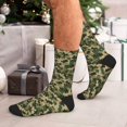thumbnail image 7 of KLL Camouflag Print Cool Socks Men's Women's Crew Socks Funny Crazy Novelty Stockings, 7 of 7
