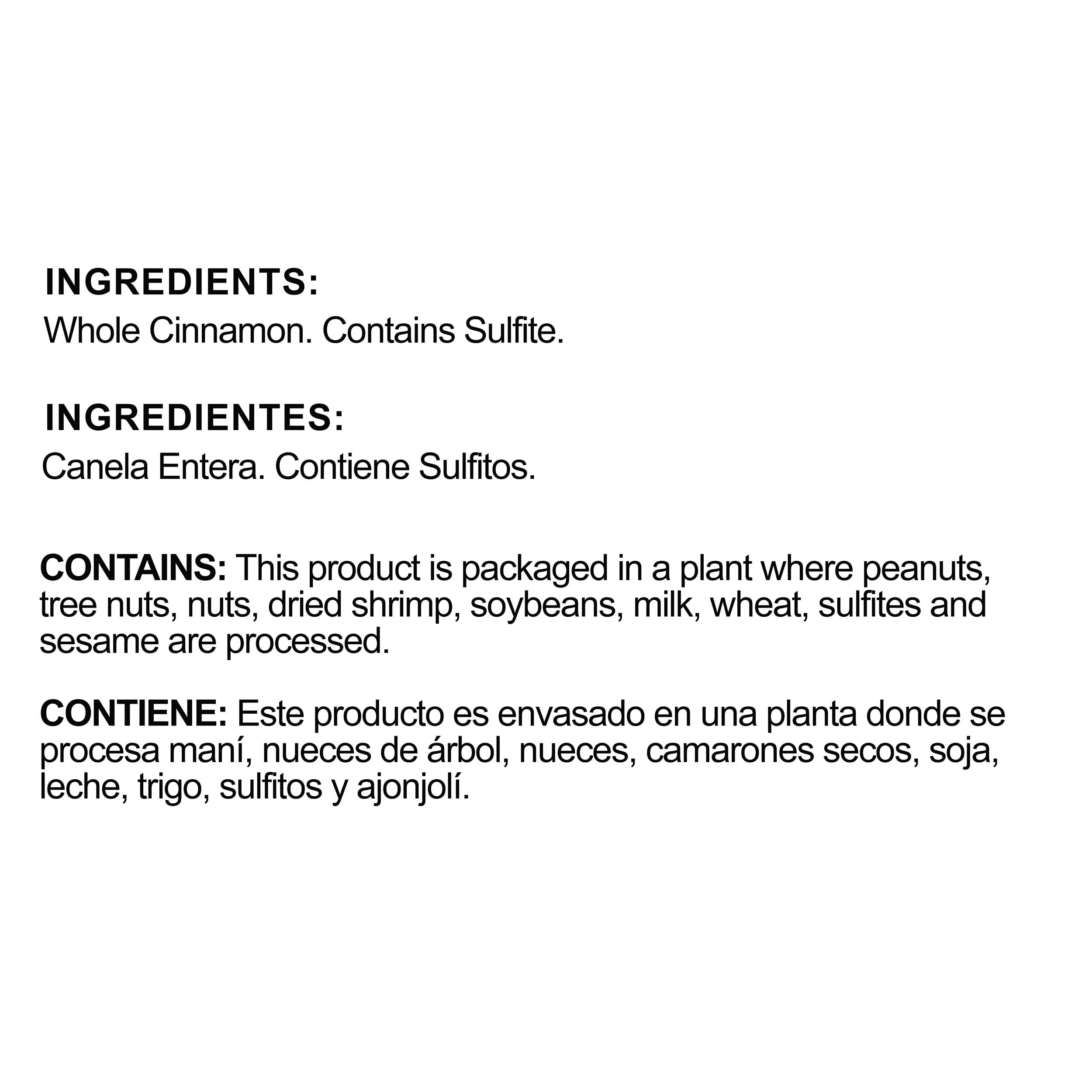 Orale! Whole Cinnamon Sticks, 5 oz