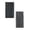BK1 1PCS & BK2 1PCS, variant on YWIYIUD 1Pack Long Stretch Back Sponge with Rope Handles Back Scrubber Body Bath Sponge Mesh Exfoliating Body Scrub Stretch BraidedLoofah for Men Women
