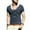 Navy Blue, variant on Men's Summer T-shirt, Cotton Slim Fit Athletic Bodybuilding T-Shirts Muscle Short Sleeve Large V Neck Tee Men Top