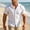 White, variant on Mens Collar Shirts Semi Formal Summer Short Sleeve Button up Mens Shirts Casual Business Slim Plain