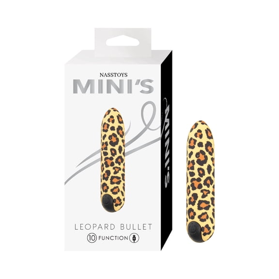 Nasstoys Mini's Leopard Rechargeable Bullet Vibrator, Leopard