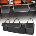 thumbnail image 6 of Back Seat Hanging Organizer, Car Trunk Organizer with 4 Large Storage Bag, Car Seat Back Organizers Bag SUV Hanging Organizer, Black, 6 of 9