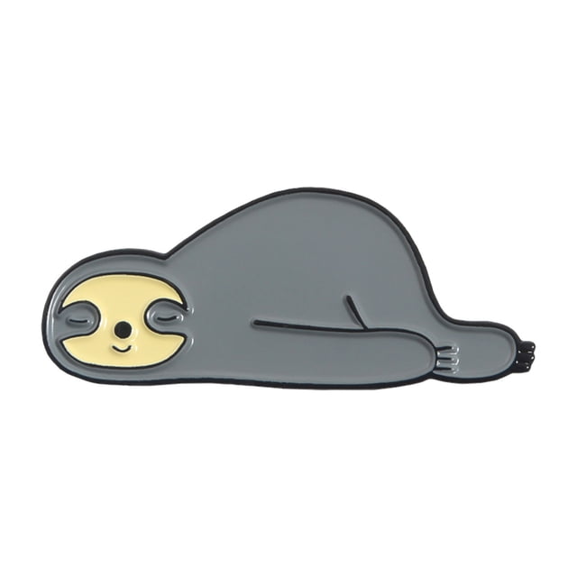Lindo perezoso divertido esmalte Pin perezoso animal Koala gato Insignia Broche de solapa Broche Mochila Insignia de dibujos animados Joyería Regalo para la muchacha