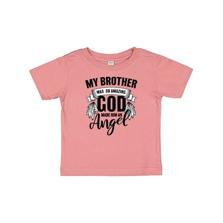 

Inktastic My Brother was So Amazing God Made him an Angel Gift Baby Boy or Baby Girl T-Shirt