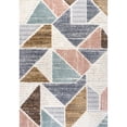 thumbnail image 3 of JONATHAN Y SANTA THERESA 4 x 6 Area Rug, Aileen Scandi Colorblock Carved - Multi, SNT107A-4, 3 of 10