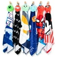 thumbnail image 5 of Baby Yoda Oversized Kids 100% Cotton Towel and Character Loofah Set, Green, Star Wars, 5 of 9