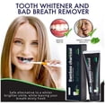 thumbnail image 3 of Pasta de dientes de 2 uds, blanqueamiento dental con carbón activado, sabor a menta fresca que elimina el mal aliento y las manchas de los dientes, 3 of 5