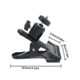 thumbnail image 4 of Methold Soporte para teléfono Metal ABS Mano de obra Estabilidad Head Rack Bloqueo ajustable Soporte de montaje Abrazadera Clip Guitarra Teléfono y Comunicación, 4 of 6