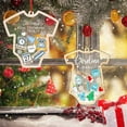 Christmas Ornament 2024 Baby 1st Christmas Ornament New Baby 4D Shake